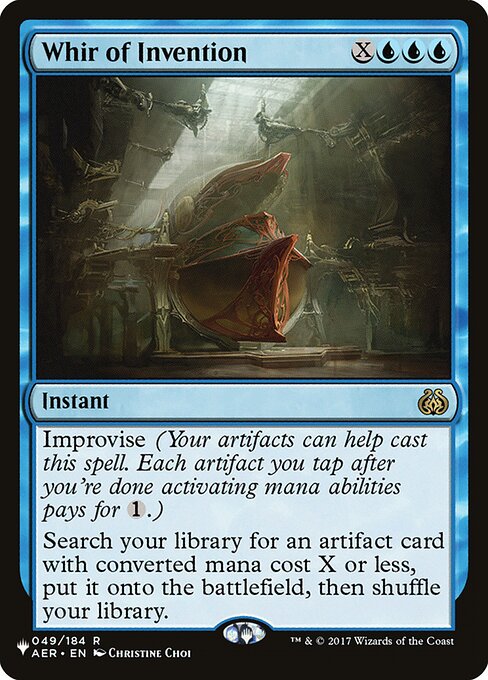 Whir of Invention (AER-49) - The List - Game On
