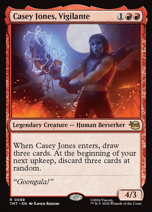 Casey Jones, Vigilante (88) (Foil) - Teenage Mutant Ninja Turtles - Game On