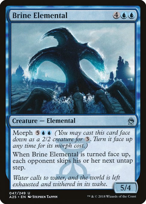 Brine Elemental (47) (Foil) - Masters 25 - Game On