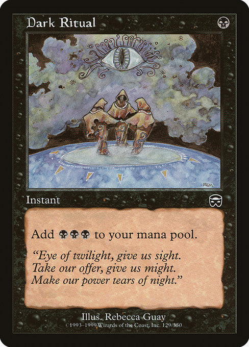 Dark Ritual (129) (Foil) - Mercadian Masques - Game On