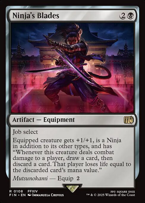 Ninja's Blades (108) (Foil) - Final Fantasy - Game On