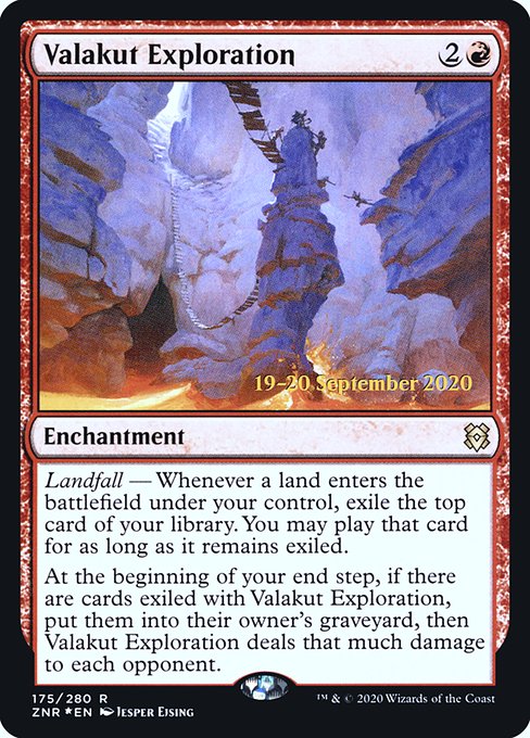 Valakut Exploration (175s) (Foil) - Zendikar Rising Promos - Game On
