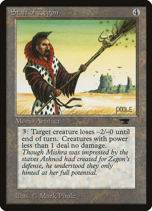 Staff of Zegon (65) - Antiquities - Game On