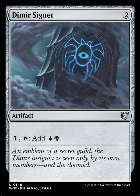 Dimir Signet (146) - Wilds of Eldraine Commander - Game On