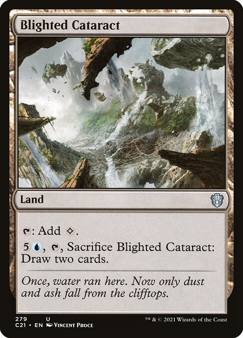 Blighted Cataract (279) - Commander 2021 - Game On