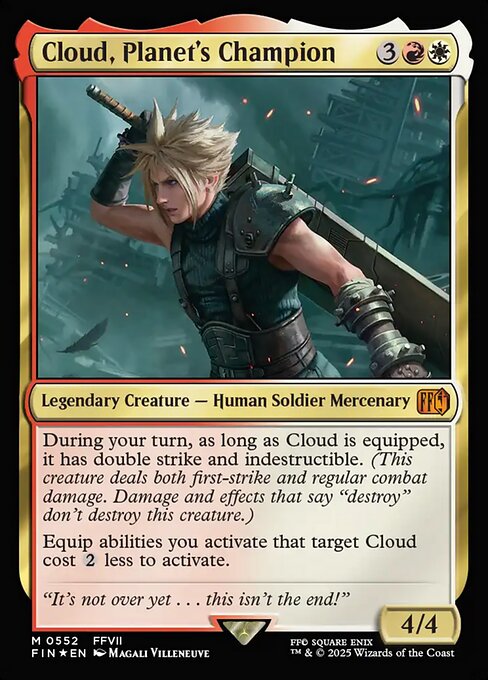 Cloud, Planet's Champion (552) (Foil) - Final Fantasy - Game On