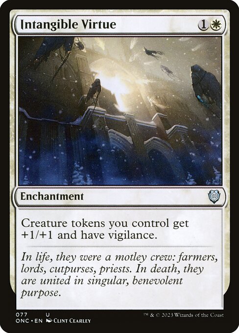 Intangible Virtue (77) - Phyrexia: All Will Be One Commander - Game On