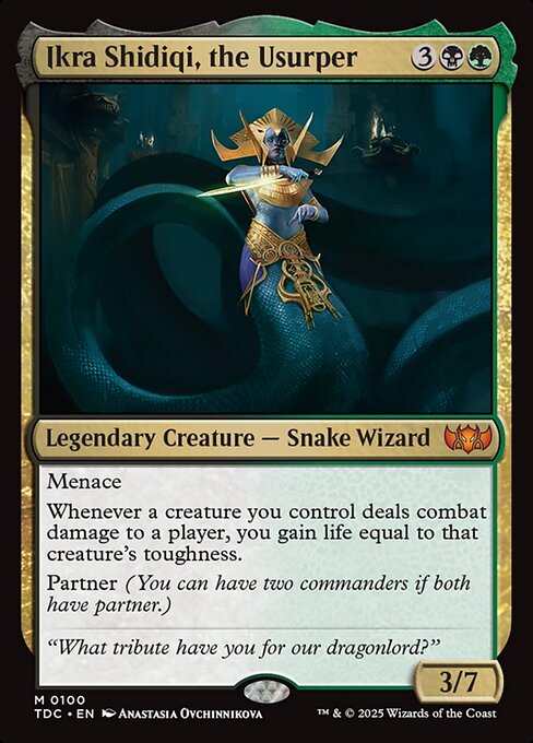 Ikra Shidiqi, the Usurper (100) - Tarkir: Dragonstorm Commander - Game On