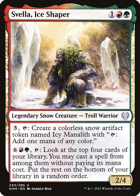 Svella, Ice Shaper (230) (Foil) - Kaldheim - Game On