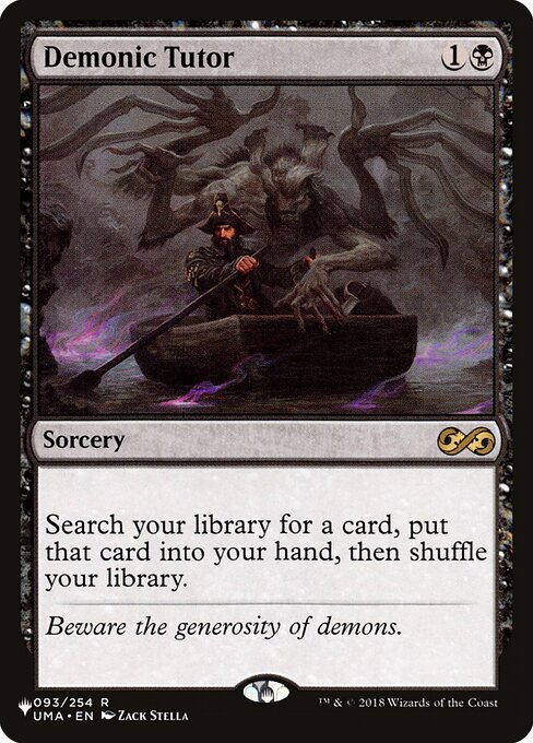 Demonic Tutor (UMA-93) - The List - Game On