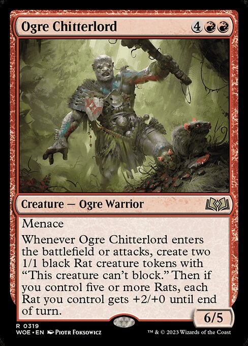 Ogre Chitterlord (319) (Foil) - Wilds of Eldraine - Game On
