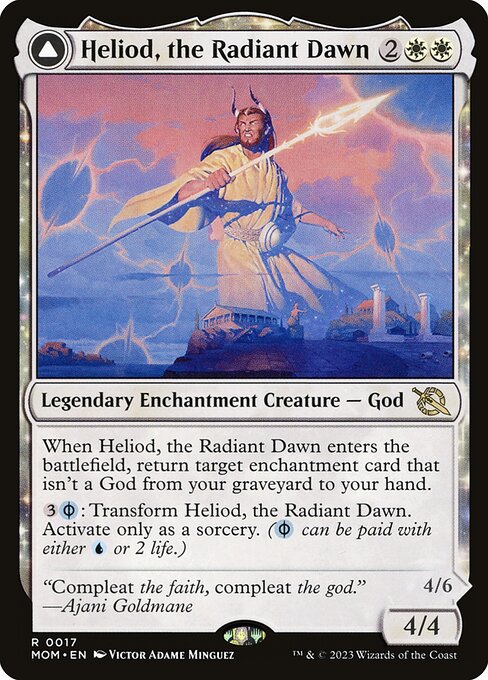 Heliod, the Radiant Dawn // Heliod, the Warped Eclipse (17) (Foil) - March of the Machine - Game On