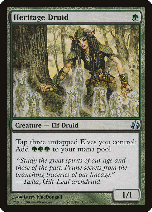 Heritage Druid (126) (Foil) - Morningtide - Game On