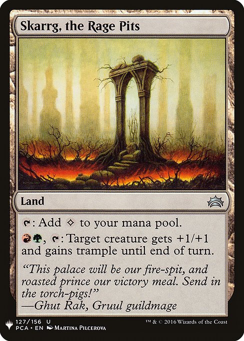 Skarrg, the Rage Pits (PCA-127) - The List - Game On