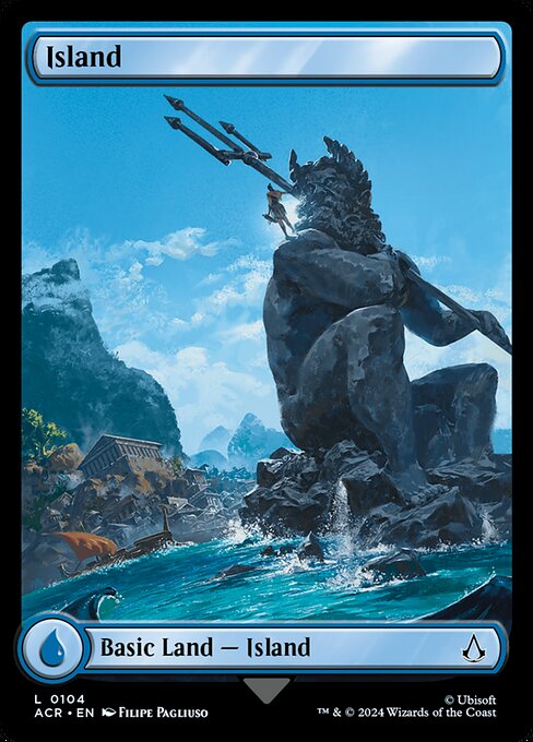Island (104) - FULL ART (Foil) - Assassin's Creed - Game On