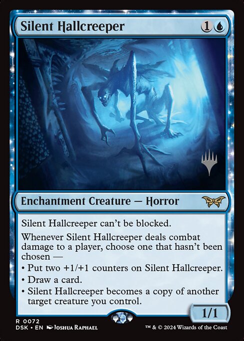 Silent Hallcreeper (72p) - Duskmourn: House of Horror Promos - Game On