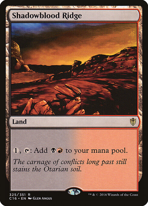 Shadowblood Ridge (325) - Commander 2016 - Game On