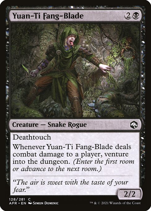 Yuan-Ti Fang-Blade (128) (Foil) - Adventures in the Forgotten Realms - Game On
