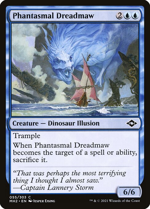 Phantasmal Dreadmaw (55) (Foil) - Modern Horizons 2 - Game On
