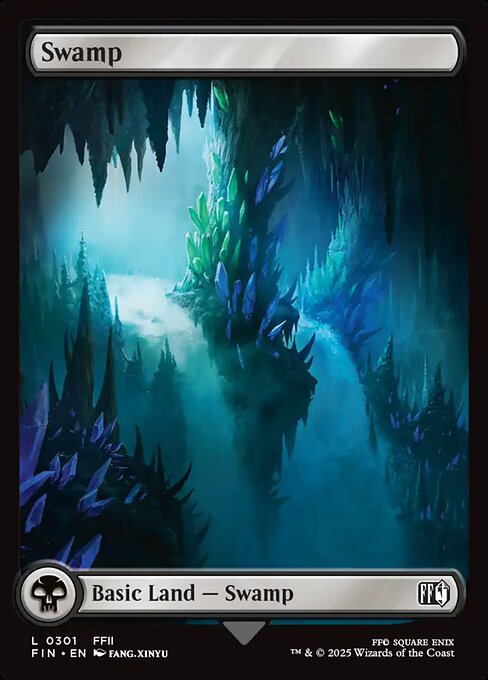 Swamp (301) - FULL ART - Final Fantasy - Game On