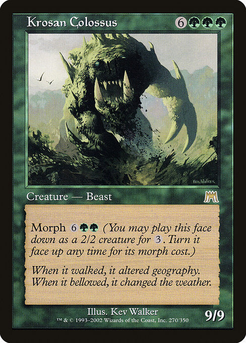 Krosan Colossus (270) (Foil) - Onslaught - Game On