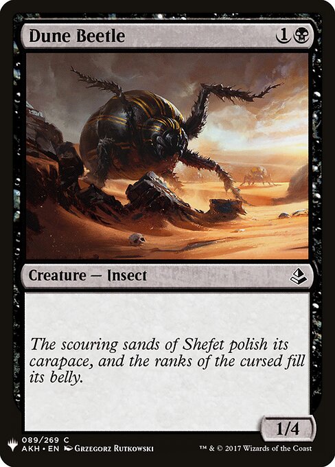 Dune Beetle (AKH-89) - The List - Game On