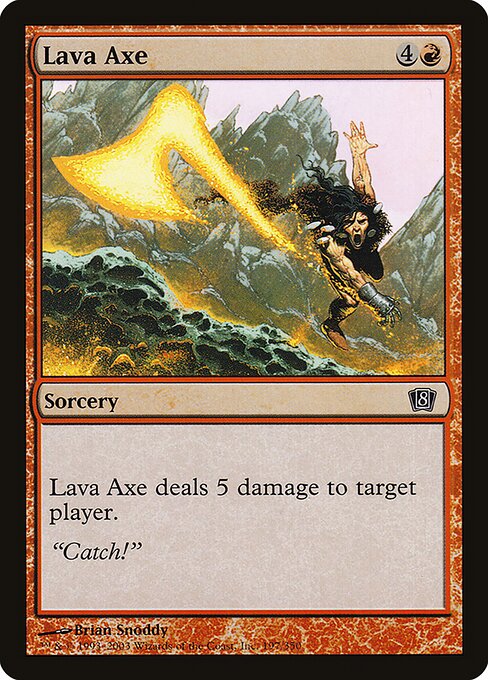 Lava Axe (197★) - Eighth Edition - Game On