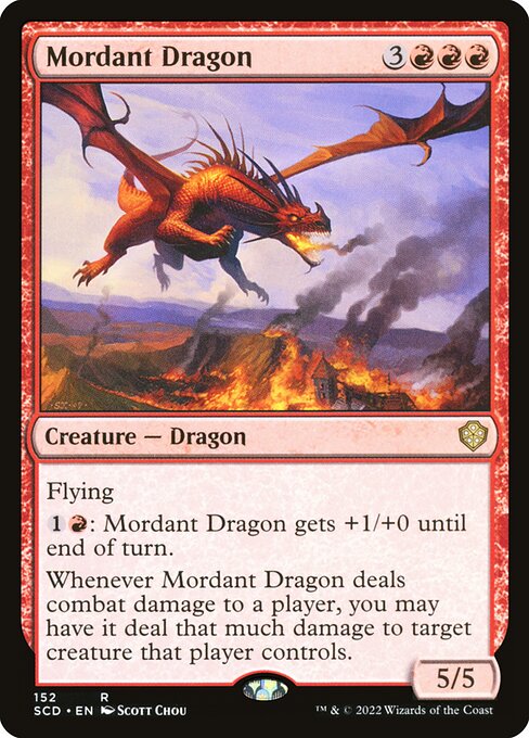 Mordant Dragon (152) - Starter Commander Decks - Game On