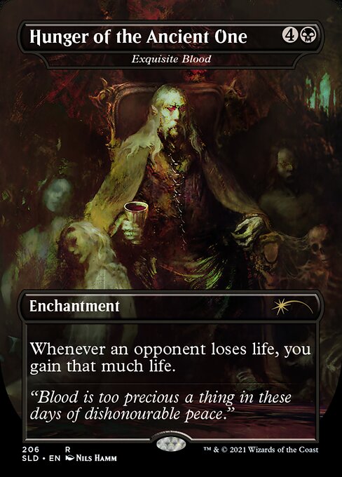 Exquisite Blood (206) - BORDERLESS - FULL ART (Foil) - Secret Lair Drop - Game On