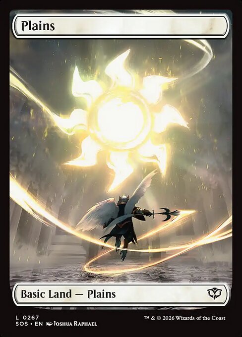 Plains (267) - FULL ART - Secrets of Strixhaven - Game On