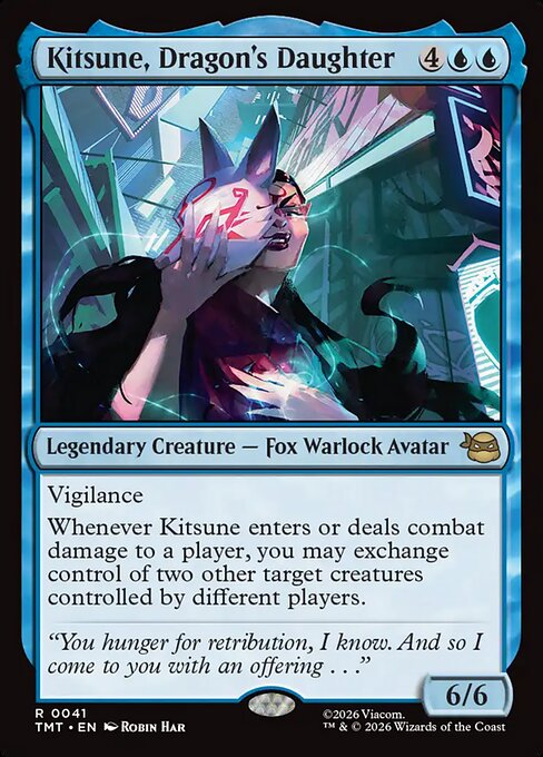 Kitsune, Dragon's Daughter (41) (Foil) - Teenage Mutant Ninja Turtles - Game On