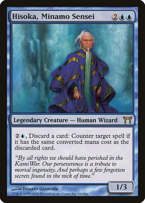 Hisoka, Minamo Sensei (66) - Champions of Kamigawa - Game On