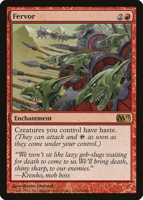 Fervor (129) - Magic 2013 - Game On