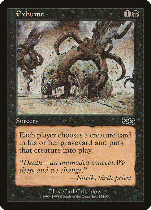 Exhume (134) - Urza's Saga - Game On