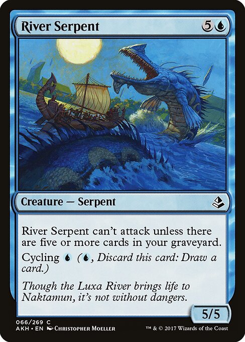 River Serpent (66) (Foil) - Amonkhet - Game On
