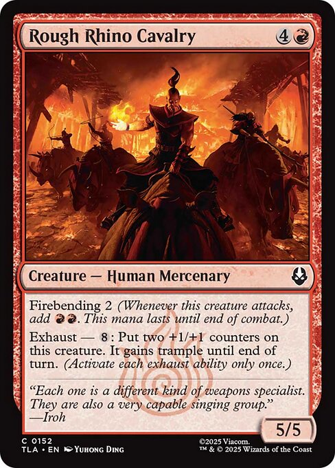Rough Rhino Cavalry (152) (Foil) - Avatar: The Last Airbender - Game On