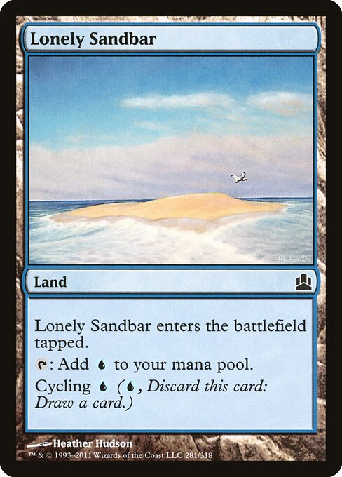 Lonely Sandbar (281) - Commander 2011 - Game On
