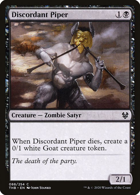 Discordant Piper (88) (Foil) - Theros Beyond Death - Game On