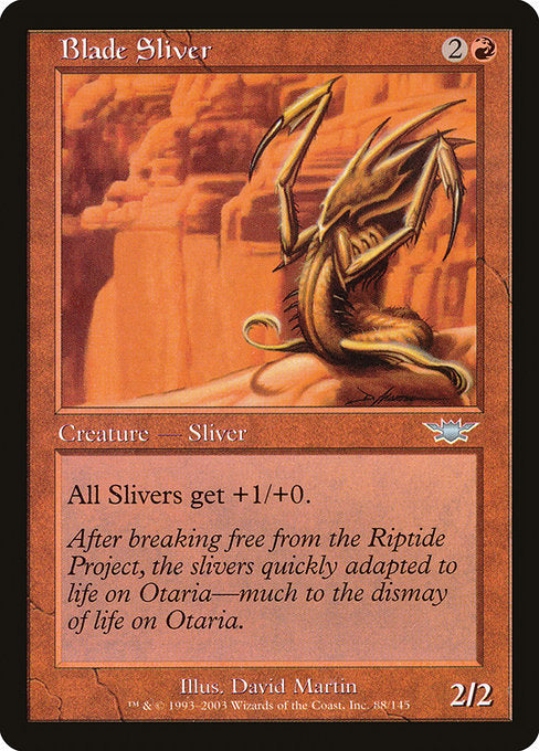 Blade Sliver (88) (Foil) - Legions - Game On