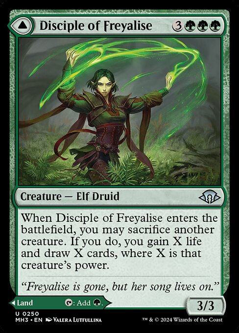 Disciple of Freyalise // Garden of Freyalise (250) - Modern Horizons 3 - Game On