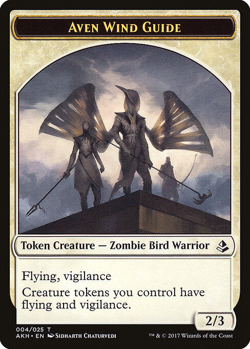 Aven Wind Guide (4) - Amonkhet Tokens - Game On