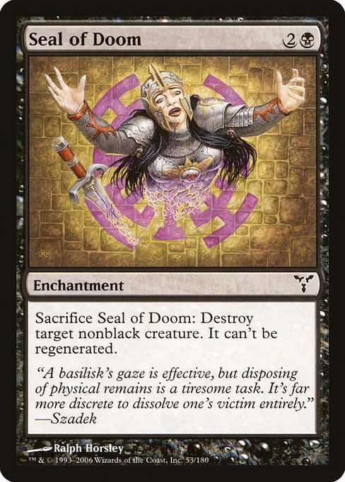 Seal of Doom (53) (Foil) - Dissension - Game On