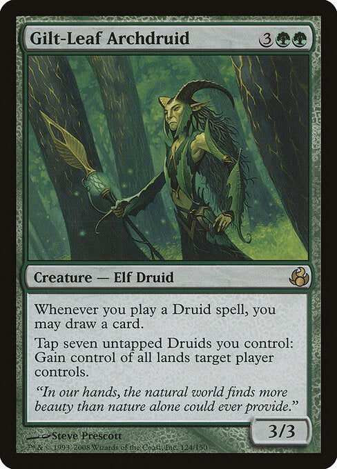 Gilt-Leaf Archdruid (124) (Foil) - Morningtide - Game On
