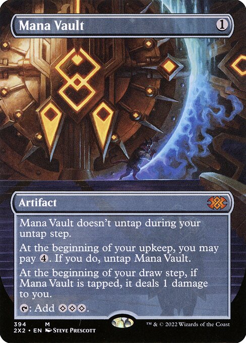 Mana Vault (394) - BORDERLESS - FULL ART - Double Masters 2022 - Game On