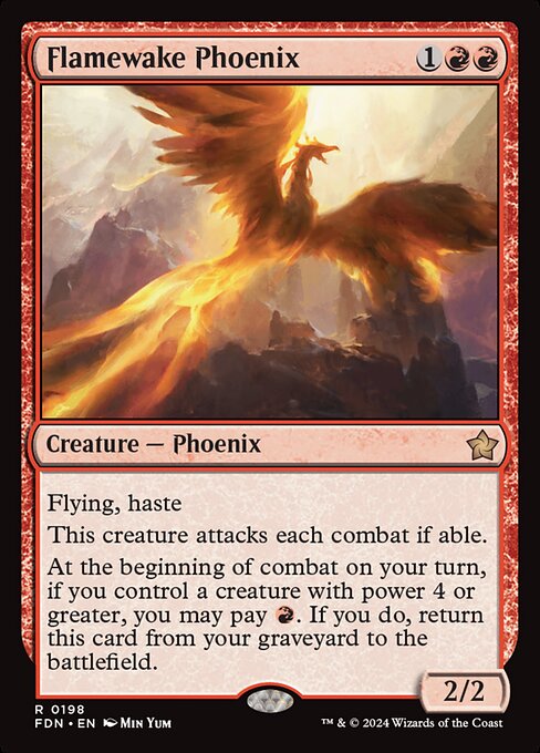 Flamewake Phoenix (198) - Foundations - Game On