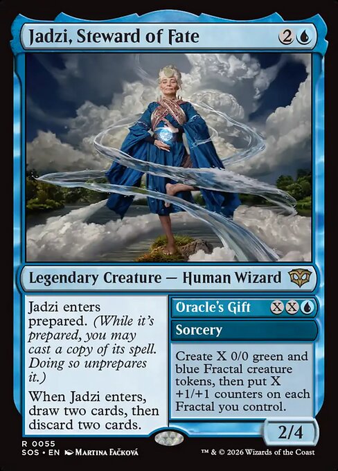 Jadzi, Steward of Fate // Oracle's Gift (55) - Secrets of Strixhaven - Game On