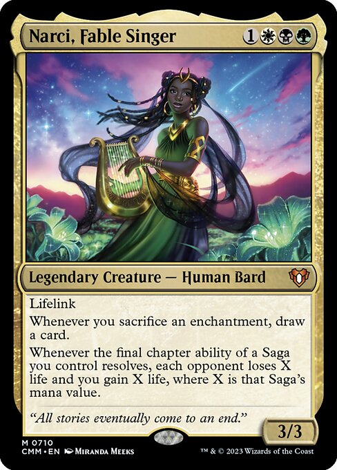 Narci, Fable Singer (710) (Foil) - Commander Masters - Game On