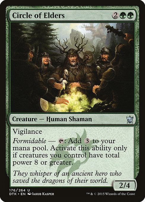 Circle of Elders (176) (Foil) - Dragons of Tarkir - Game On