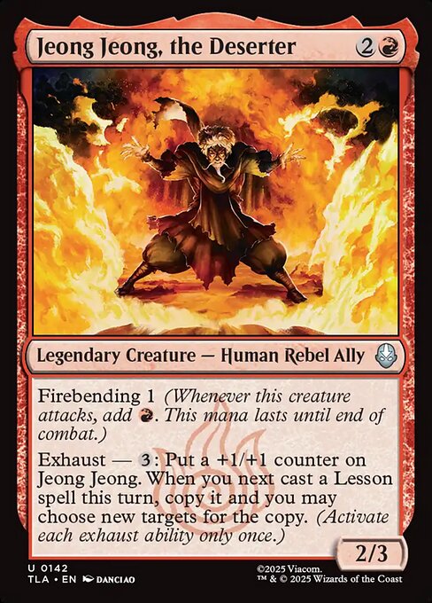 Jeong Jeong, the Deserter (142) (Foil) - Avatar: The Last Airbender - Game On