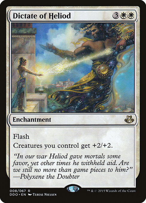 Dictate of Heliod (8) - Duel Decks: Elspeth vs. Kiora - Game On